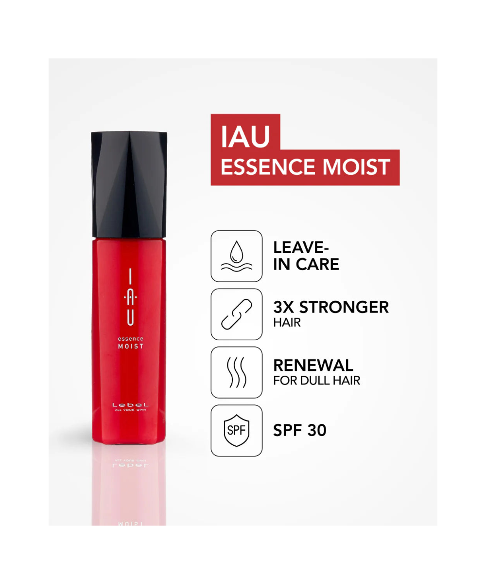 Lebel IAU Moist Essence - Nawilżająca esencja ochronna do włosów gęstych, średnich i cienkich*