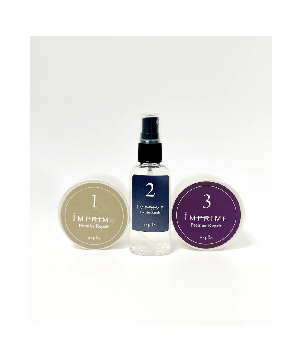 Napla Imprime Premier Repair – One Use Kit - profesjonalny salonowy zestaw do regeneracji włosów*