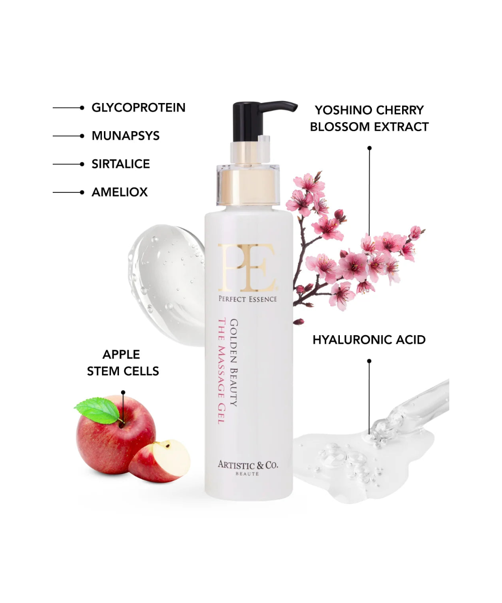 Dr. Arrivo Golden Beauty The Massage Gel – japoński żel przewodzący do masażu, urządzeń kosmetycznych i intensywnej regeneracji skóry