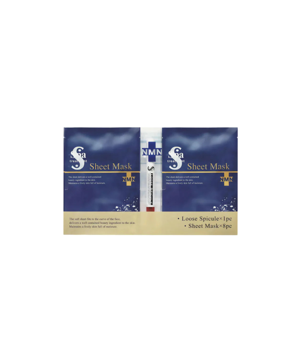 Spa Treatment eX Loose Spickle & NMN Sheet Mask - Intensywna 4-tygodniowa kuracja ujędrniająca skórę