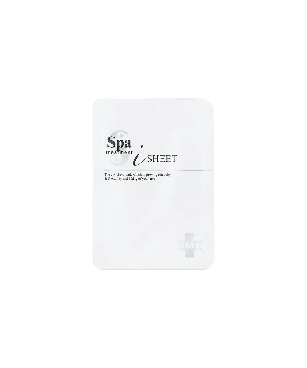 Spa Treatment UMB Stretch iSheet – pojedyncza biała saszetka z japońskimi płatkami pod oczy