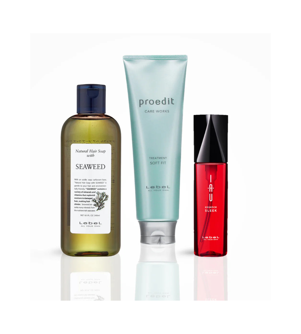 Lebel Summer holiday kit - Zestaw do regeneracji i ochrony włosów na lato*