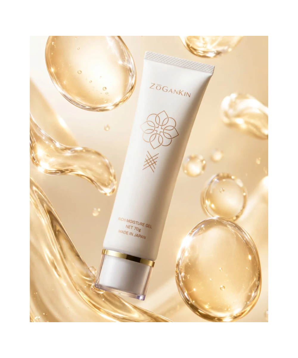 ZOGANKIN Rich Moisture Gel – luksusowy japoński żel-serum intensywnie nawilżające i ujędrniające