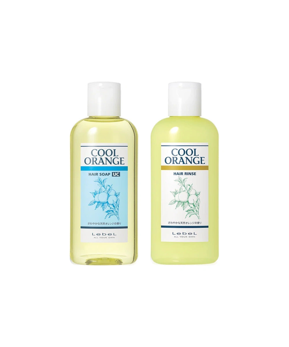 LEBEL COOL ORANGE UC HAIR RINSE SET – odśwież, wzmocnij i pobudź wzrost włosów
