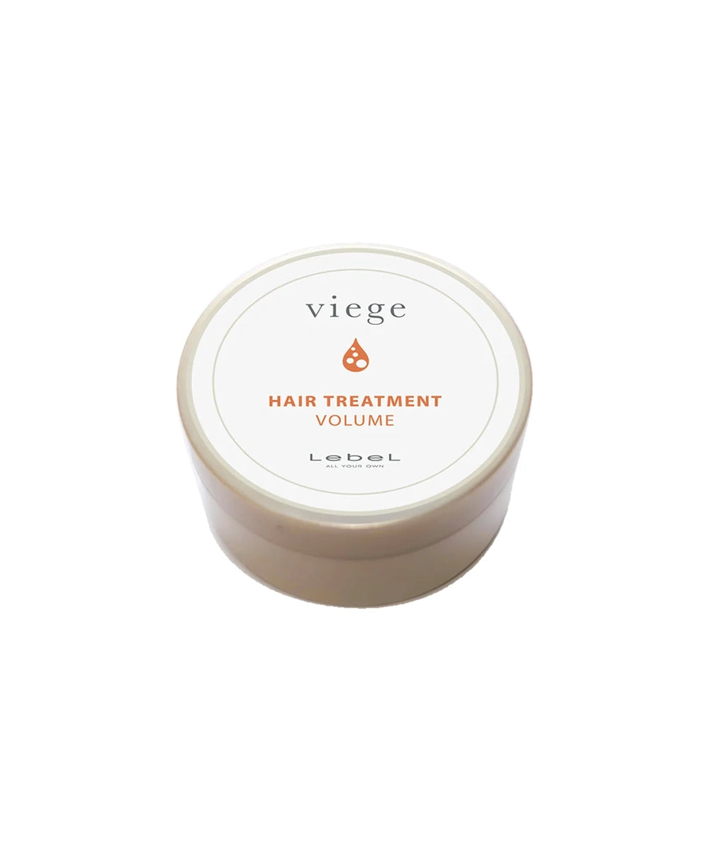Odżywka LebeL Viege Hair Treatment Volume w jasnym słoiczku na białym tle