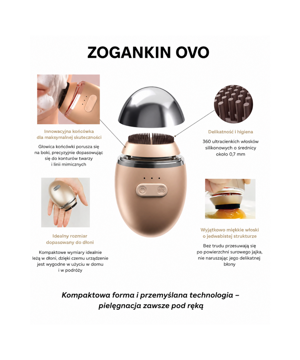Couleur Labo ZoGankin OVO - Urządzenie kosmetologiczne do wielopoziomowego oczyszczania