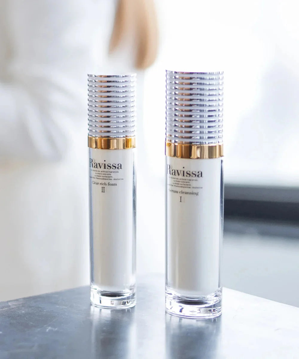 Ravissa Clear Rich Foam i Serum Cleansing - japońskie kosmetyki do domknięcia rytuału pielęgnacji twarzy
